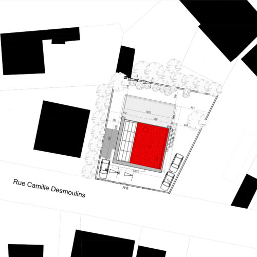 Le2bis-Agence d'architecture toulouse-Surélévation Maison Toulouse- Plan de toiture
