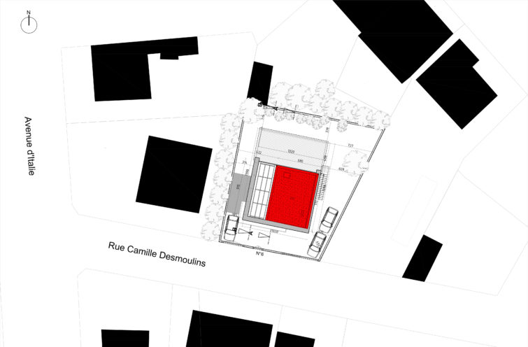 Le2bis-Agence d'architecture toulouse-Surélévation Maison Toulouse- Plan de toiture