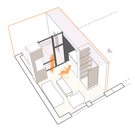 Architecte Toulouse - Axonométrie Projet